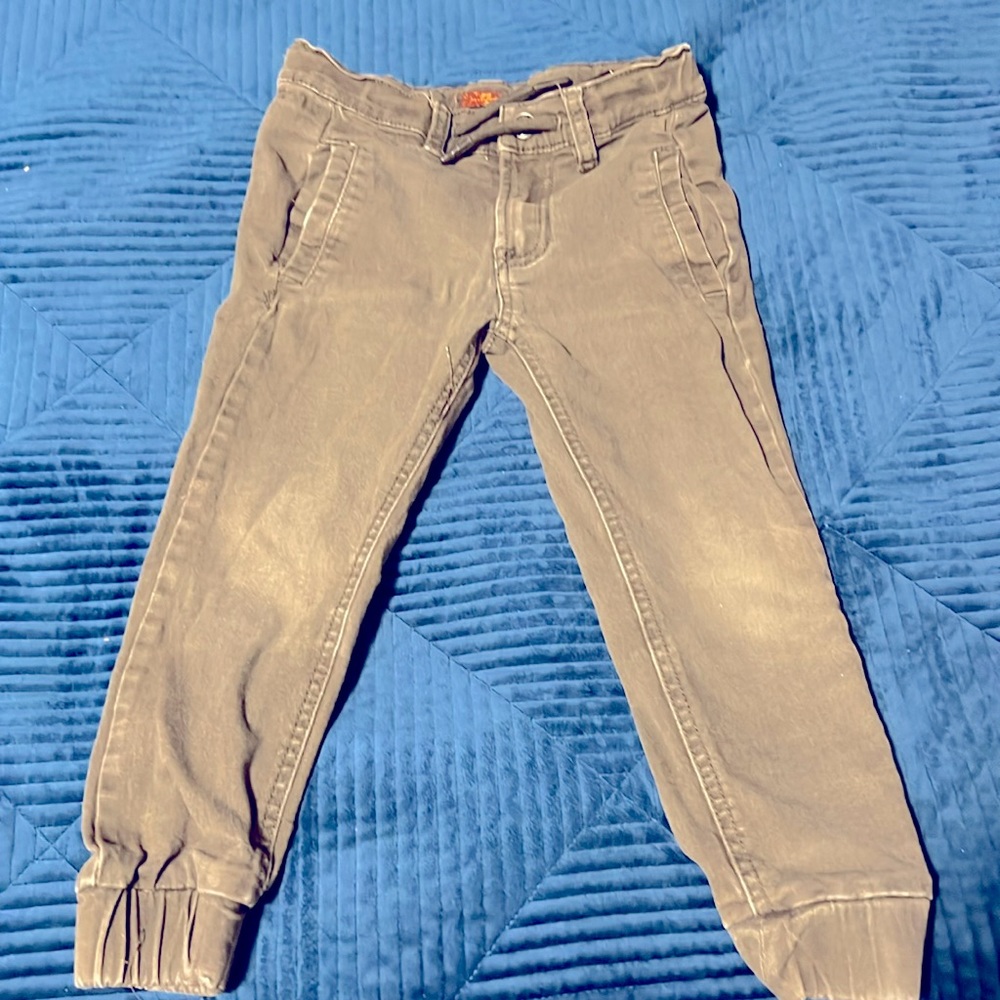 7 for all mankind boys khaki joggers